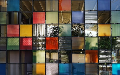 Assorted-color wall frame