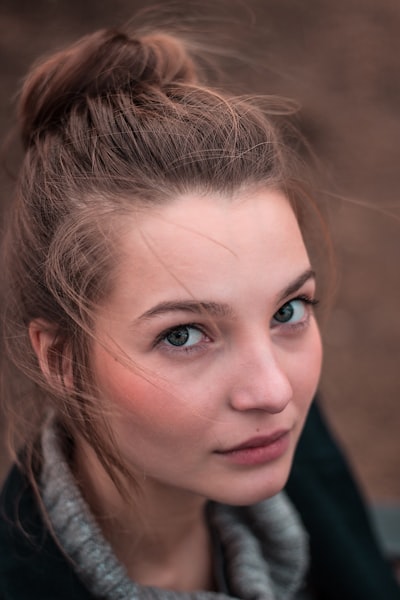 Shallow focus photo of woman face