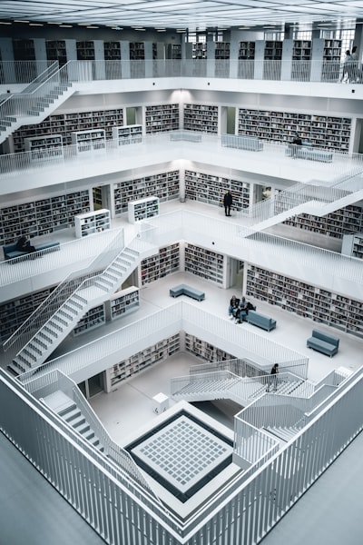 Stadtbibliothek am Mailänder Platz in Stuttgart.