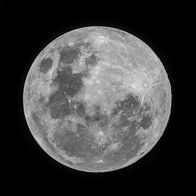 Full moon (b/w)
Taken very early in the evening - only just noticed that the large crater looks turned over on the side.