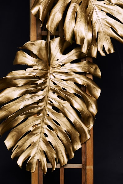 I just love golden things… I love to put them in gold!