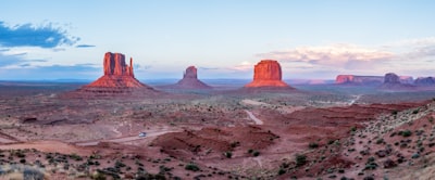 Sunsets in the Monument Valley