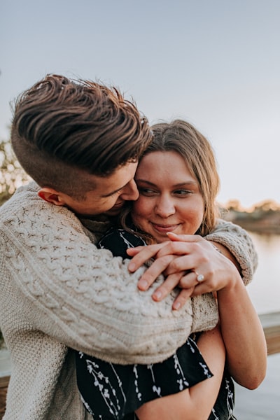 engagement, engaged, ring, hands, couple, in love, sweater, girl meets boy, proposal, florida, usa, marriage, young adults, candles, light, rose petals, happy, cute