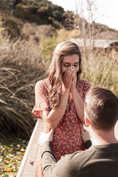 Woman's reaction to a proposal on the lake in San Marcos, CA. These two friends of mine are both in the military, and are some of the most photogenic people I have ever met!