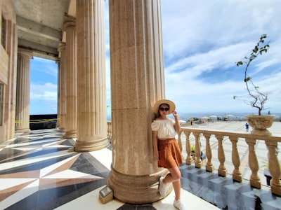Girl at the temple