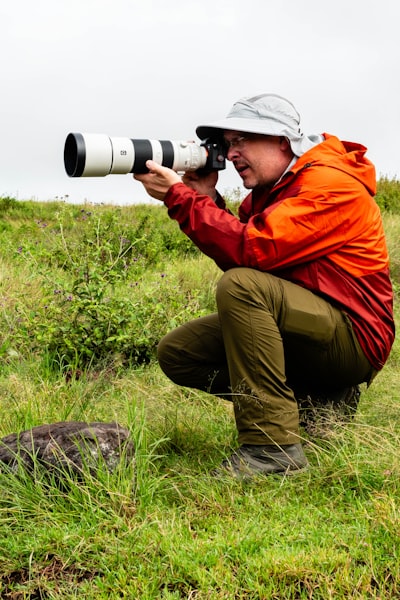 Photographer hard at work.